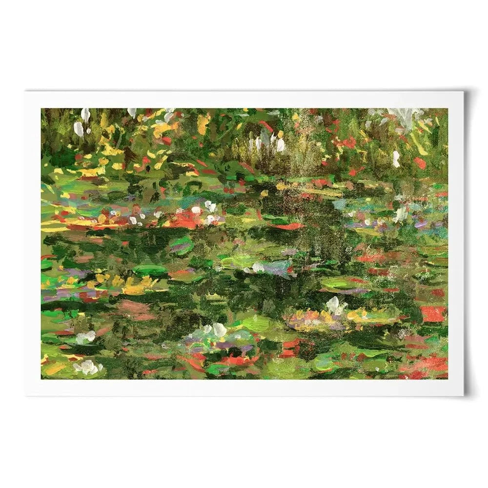 Waterlillies Cascade Art Print Waterlillies Cascade Art Print wall art product Melissa Wang