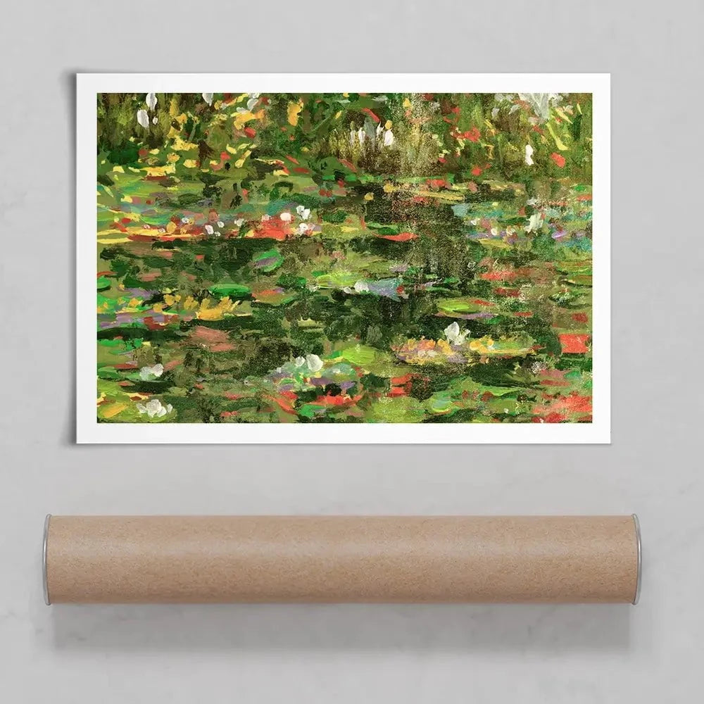 Waterlillies Cascade Art Print Waterlillies Cascade Art Print wall art product Melissa Wang
