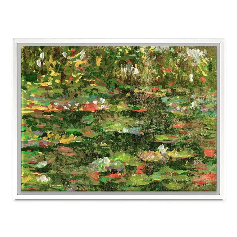 Waterlillies Cascade Canvas Print Waterlillies Cascade Canvas Print wall art product Melissa Wang