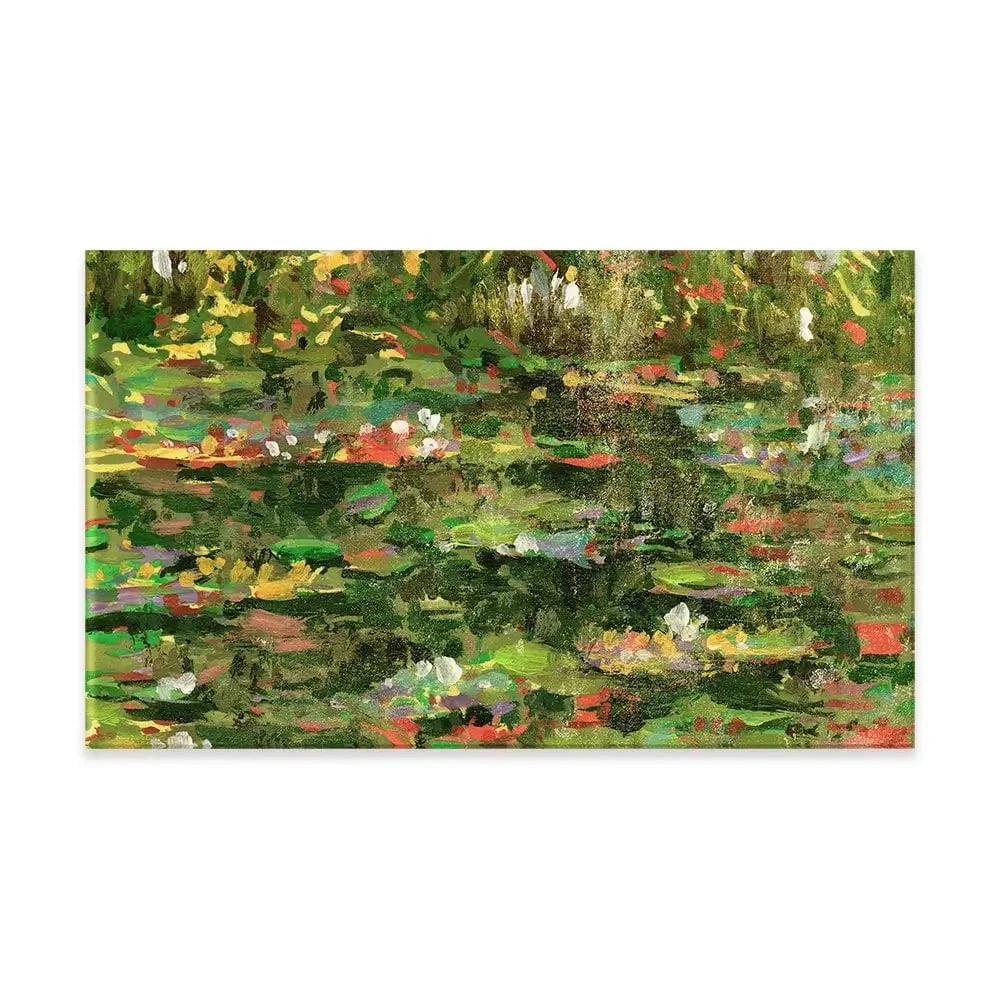 Waterlillies Cascade Canvas Print Waterlillies Cascade Canvas Print wall art product Melissa Wang