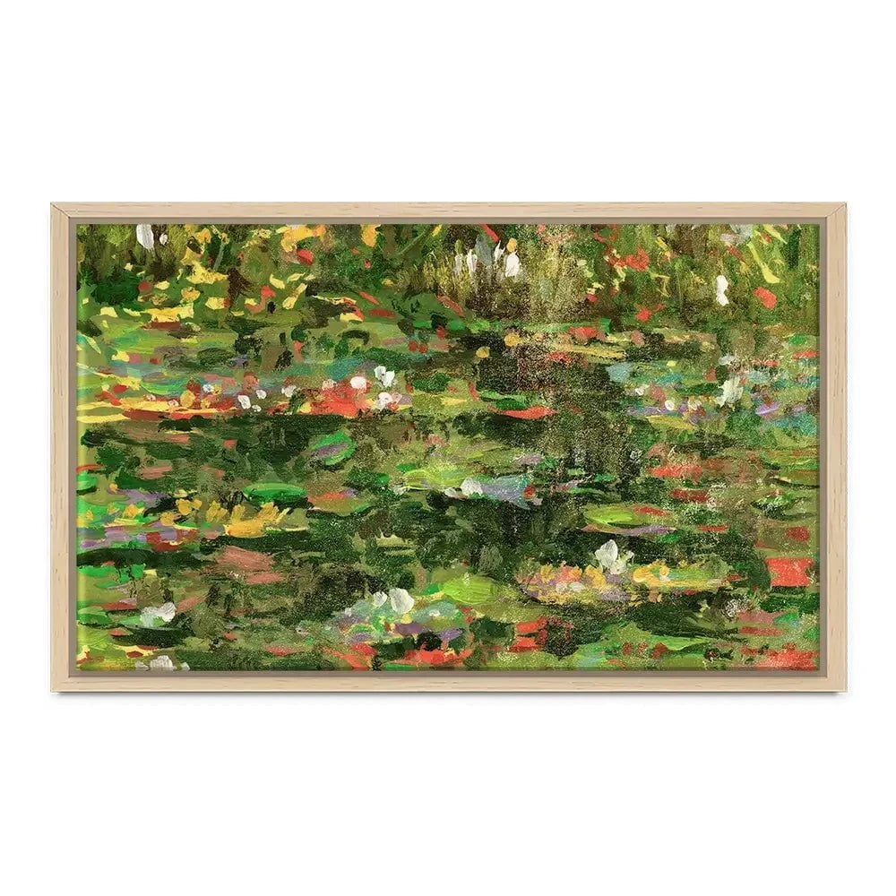 Waterlillies Cascade Canvas Print Waterlillies Cascade Canvas Print wall art product Melissa Wang