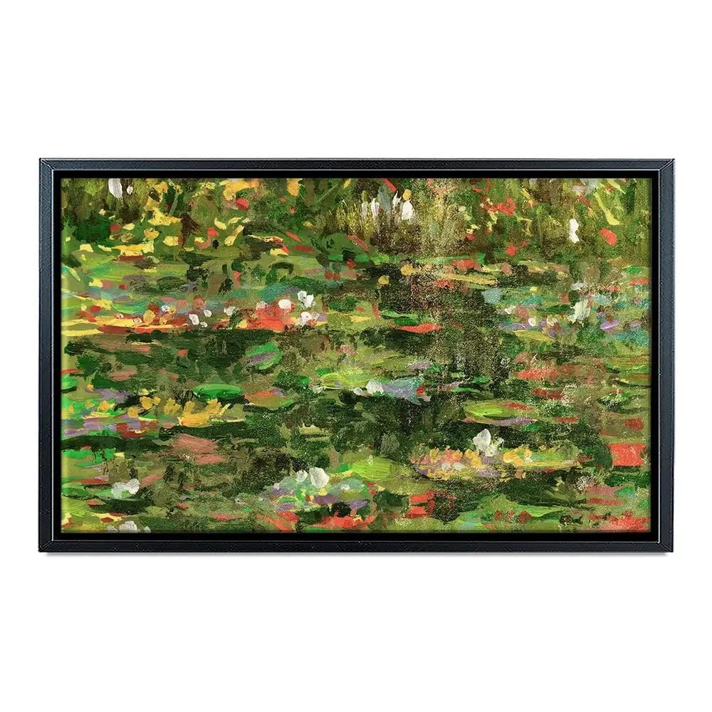 Waterlillies Cascade Canvas Print Waterlillies Cascade Canvas Print wall art product Melissa Wang
