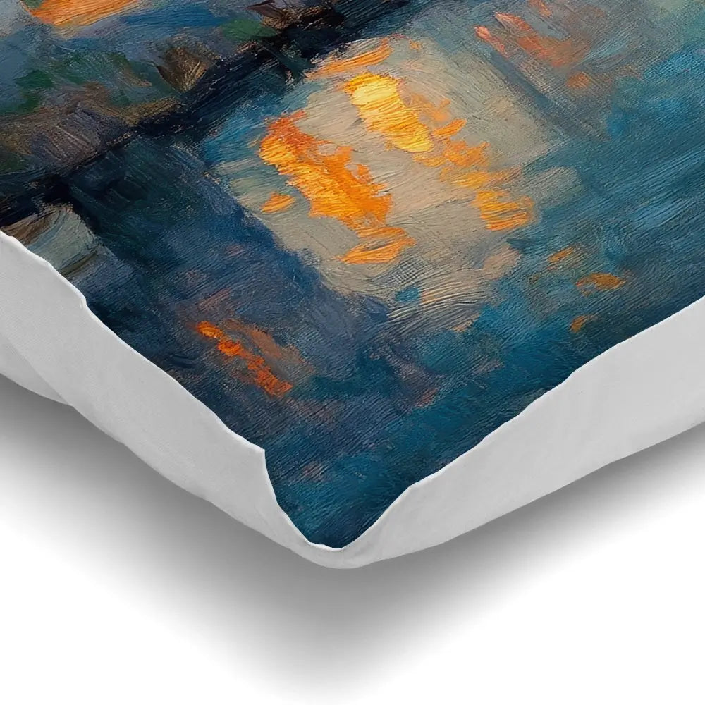 Waterside Evening Cushion Waterside Evening Cushion wall art product Tanya Ocean
