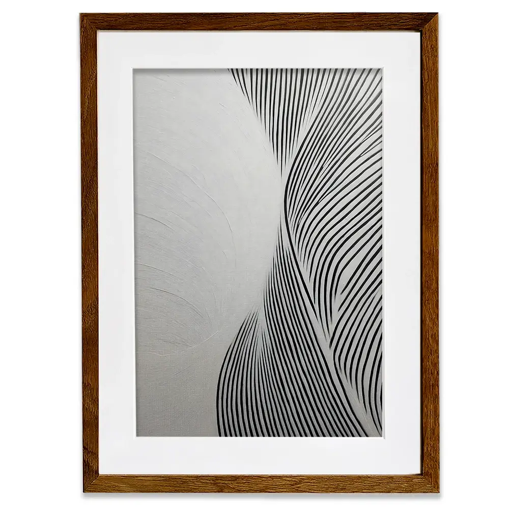 Waves Framed Art Print Waves Framed Art Print wall art product LSR Design Studio - Independent