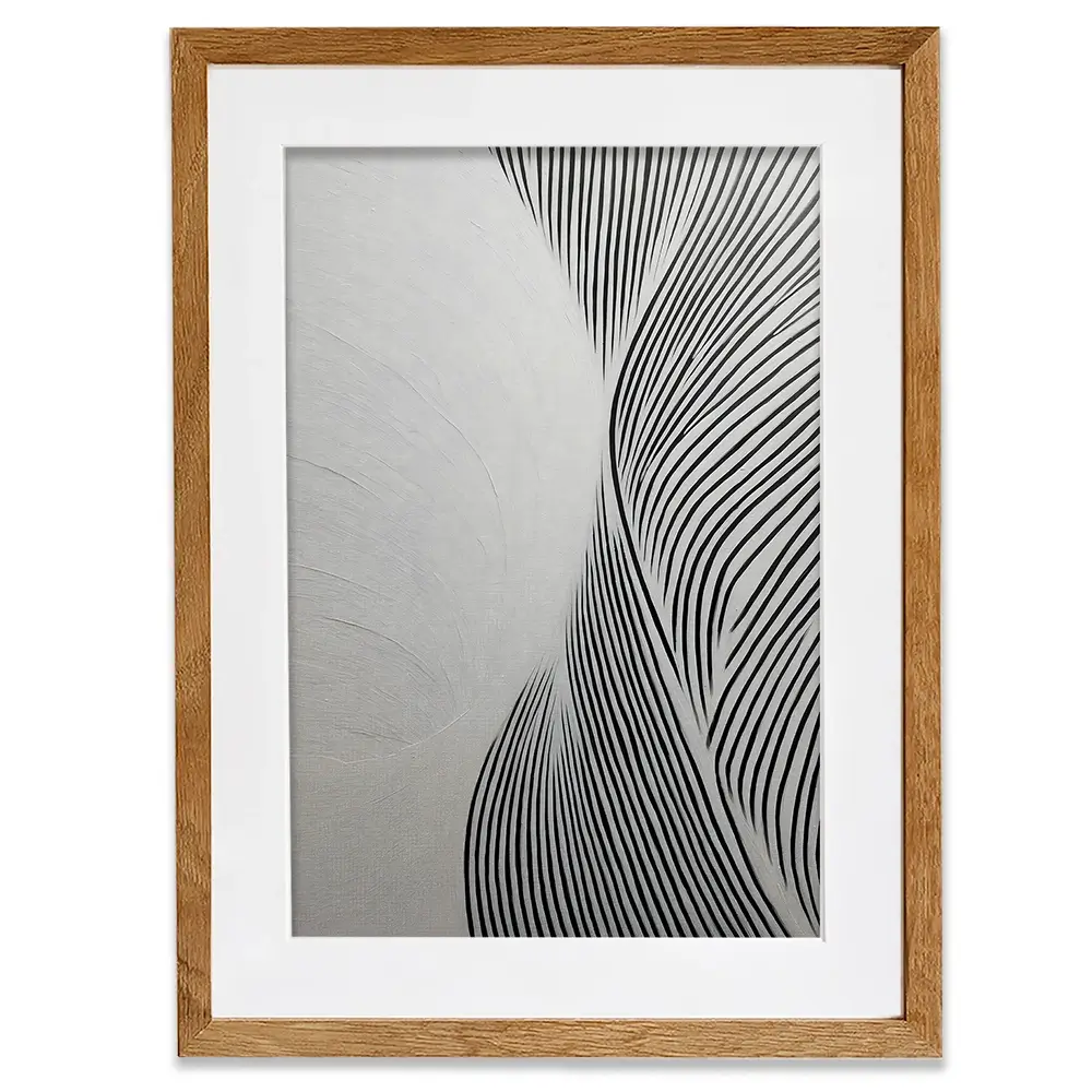 Waves Framed Art Print Waves Framed Art Print wall art product LSR Design Studio - Independent