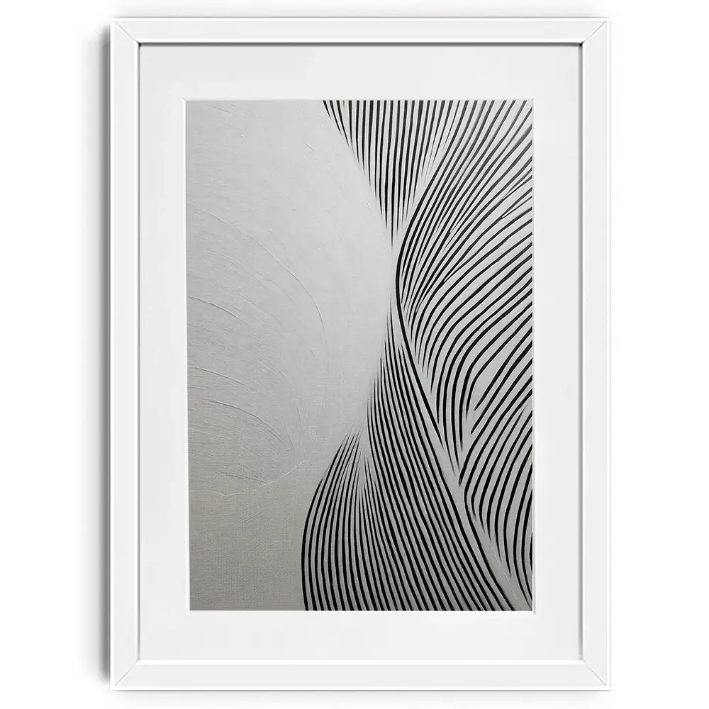Waves Framed Art Print Waves Framed Art Print wall art product LSR Design Studio - Independent