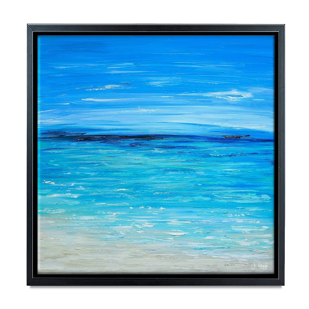 Waves Of Happiness Canvas Print Waves Of Happiness Canvas Print wall art product Jo Gough