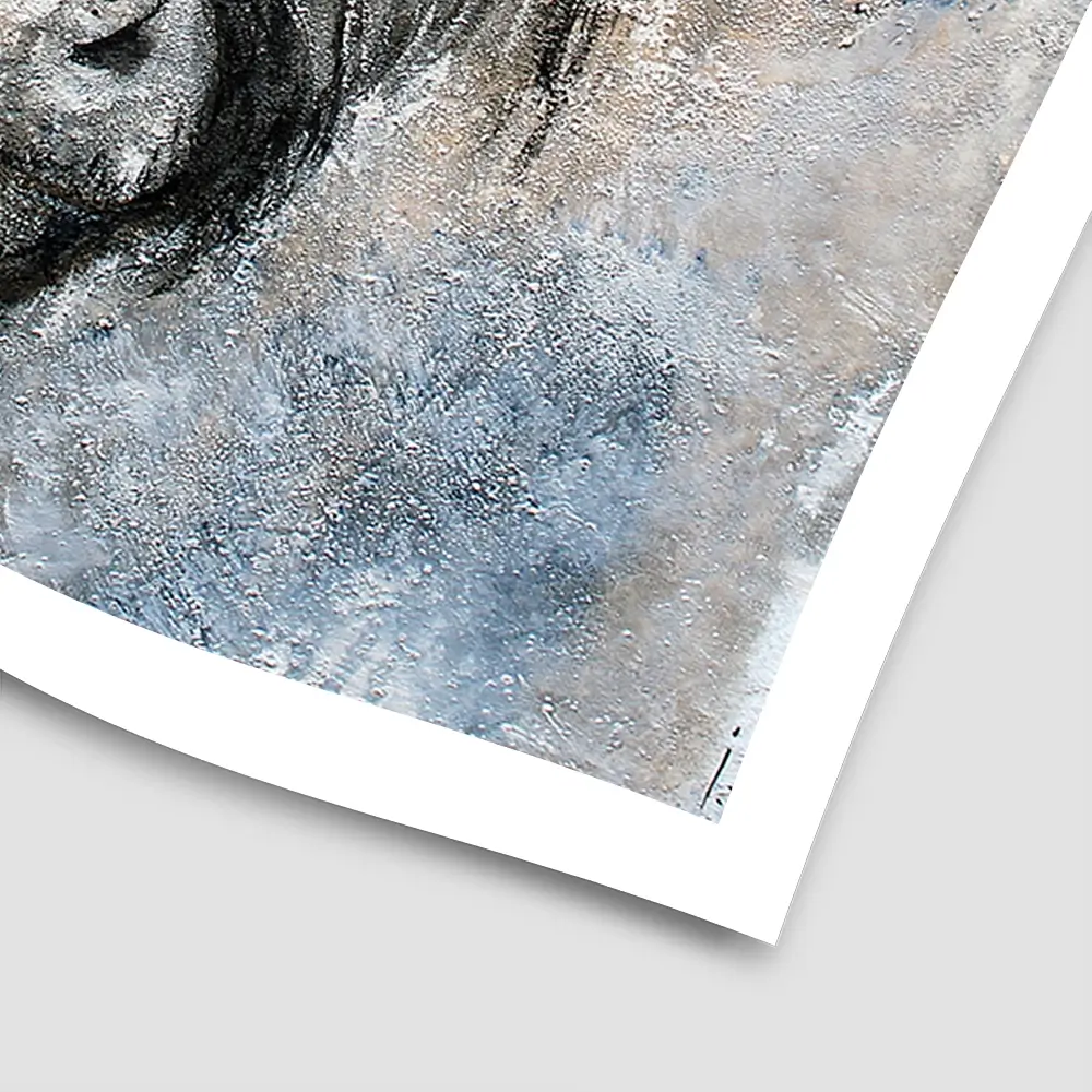 Weathered Highland Cow Square Art Print Weathered Highland Cow Square Art Print wall art product Studio Paint-Ing