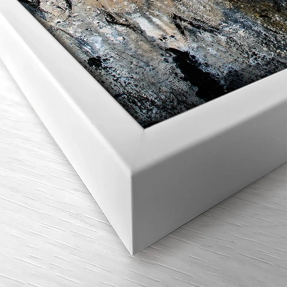 Weathered Highland Cow Square Canvas Print Weathered Highland Cow Square Canvas Print | Weathered Highland Cow wall art product Studio Paint-Ing