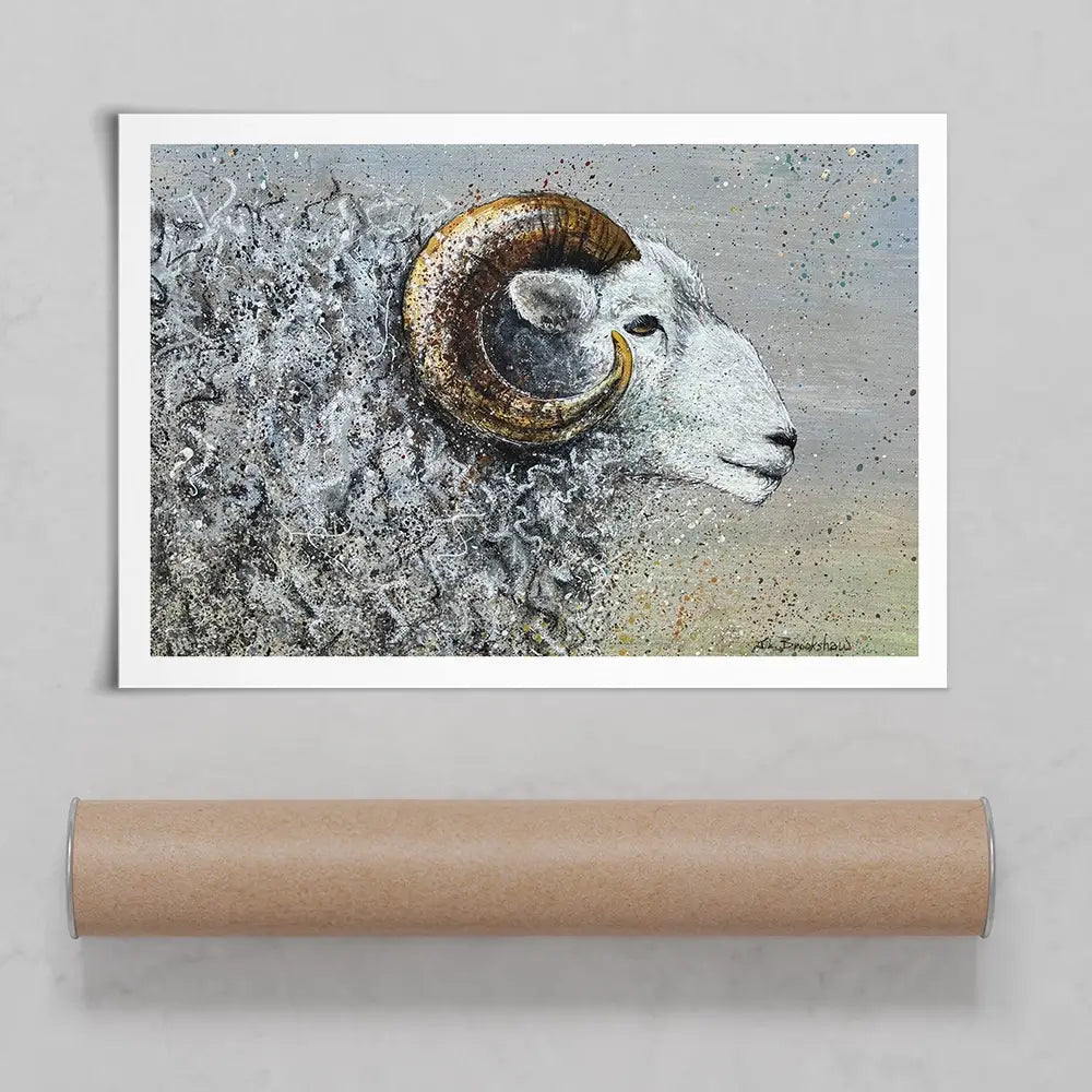 Welsh Mountain Sheep Art Print Welsh Mountain Sheep Art Print wall art product Jane Brookshaw