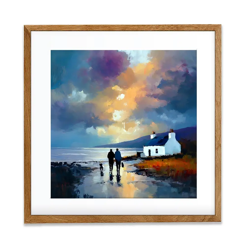 Westering Home Square Framed Art Print Westering Home Square Framed Art Print wall art product David Alexander Elder