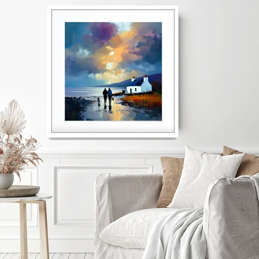 Westering Home Square Framed Art Print Westering Home Square Framed Art Print wall art product David Alexander Elder