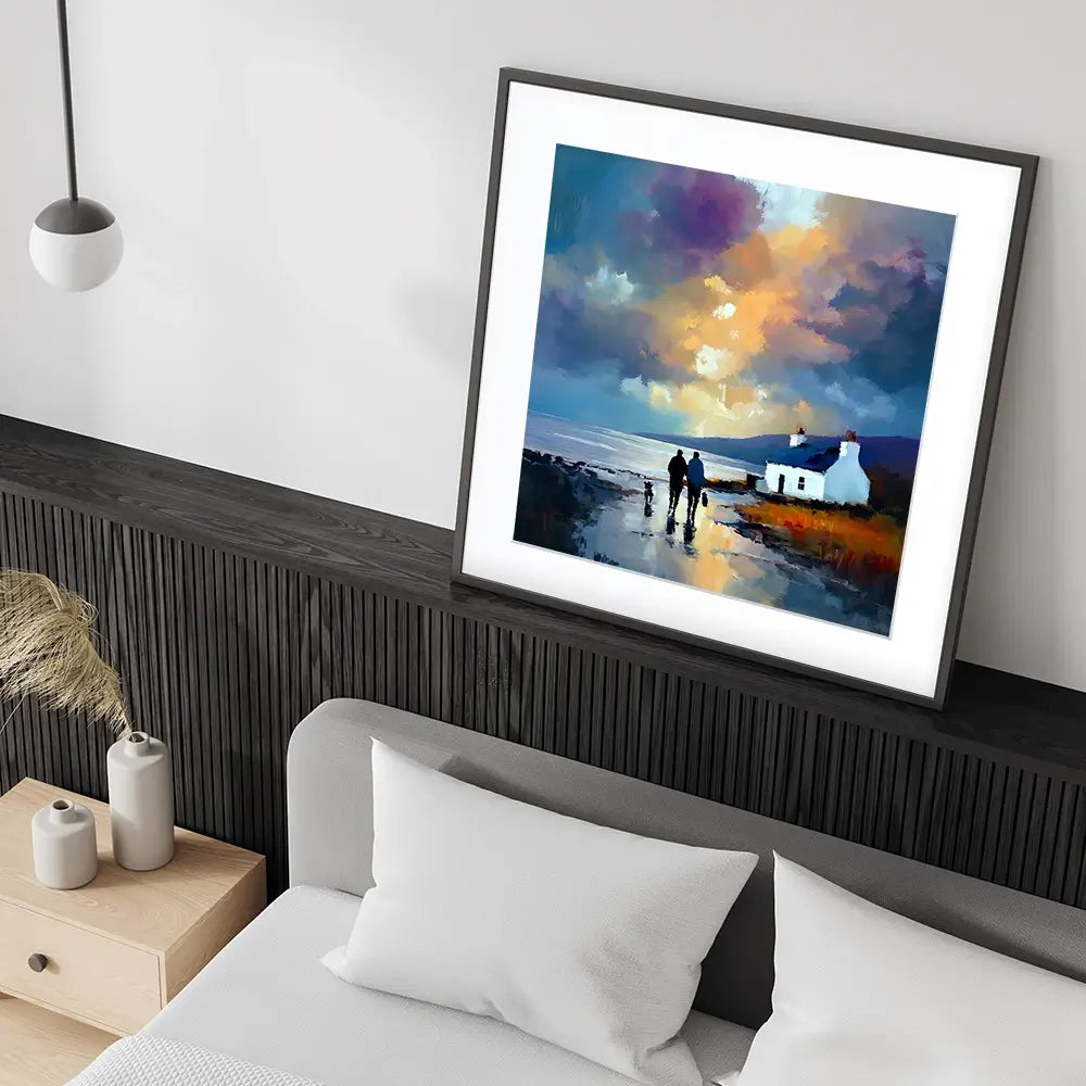 Westering Home Square Framed Art Print Westering Home Square Framed Art Print wall art product David Alexander Elder