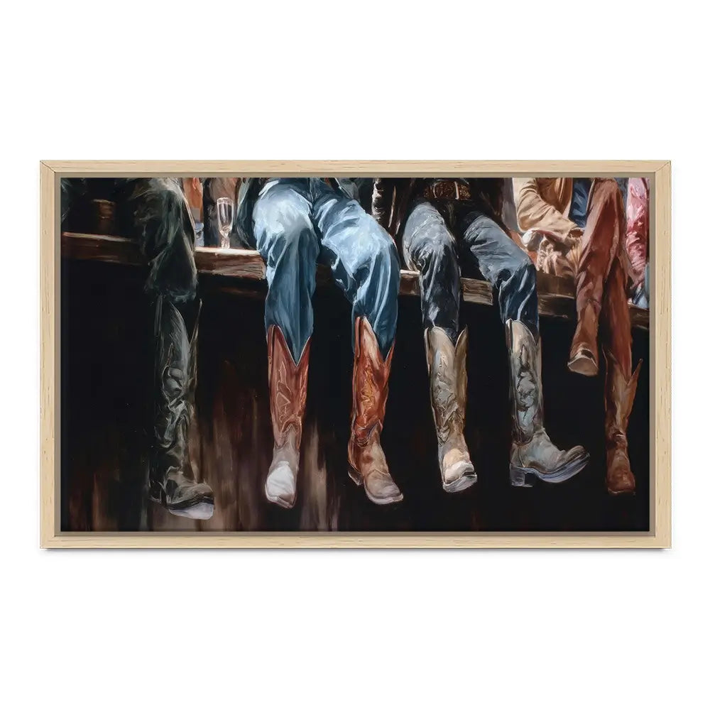 Western Style Canvas Print Western Style Canvas Print wall art product Petals Prints Design - Independent
