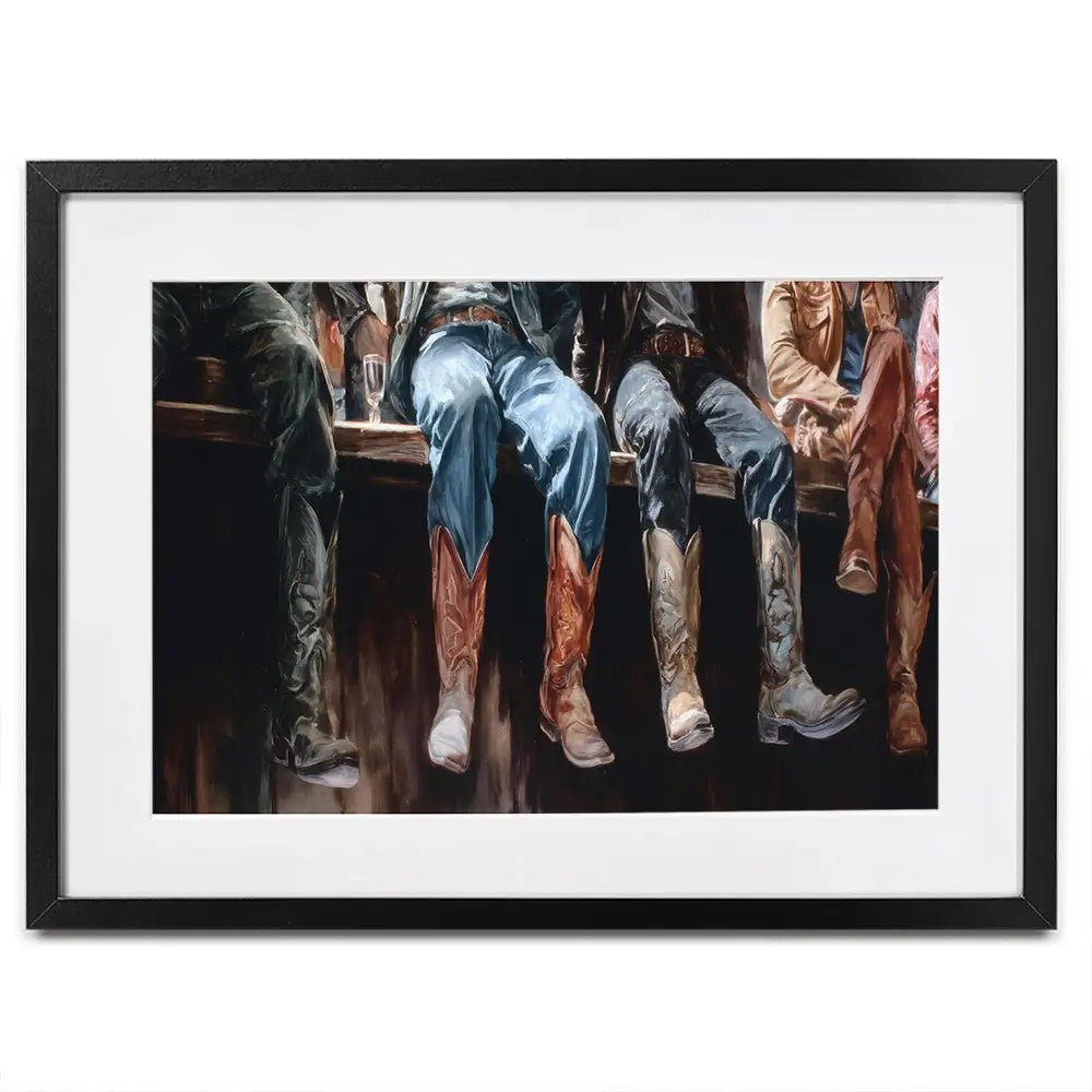 Western Style Framed Art Print Western Style Framed Art Print wall art product Petals Prints Design - Independent