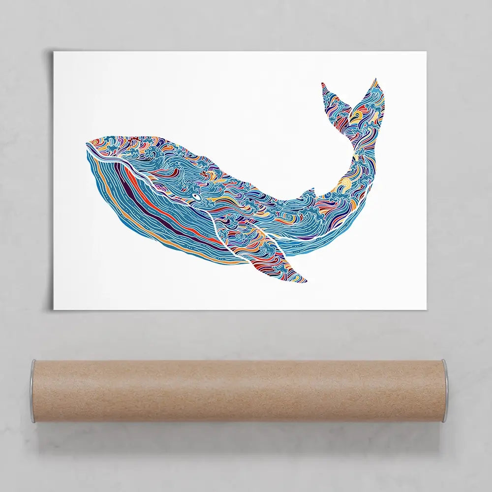 Whale Art Print Whale Art Print wall art product Tierre3012 / Shutterstock