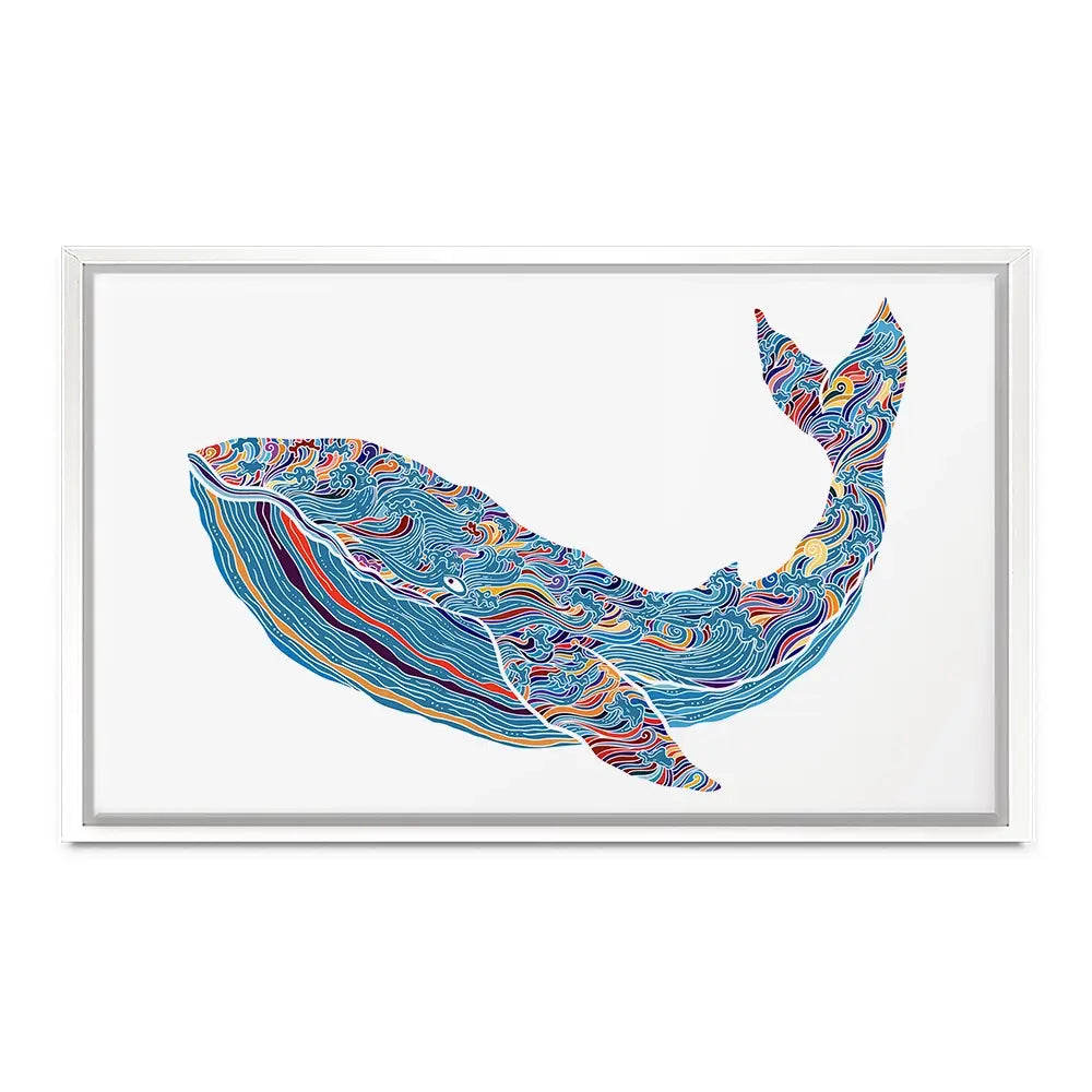 Whale Canvas Print Whale Canvas Print wall art product Tierre3012 / Shutterstock