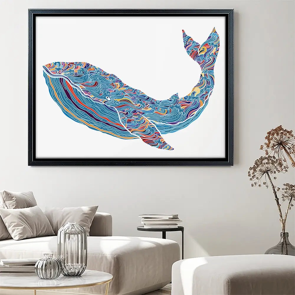 Whale Canvas Print Whale Canvas Print wall art product Tierre3012 / Shutterstock