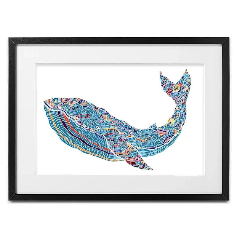 Whale Framed Art Print Whale Framed Art Print wall art product Tierre3012 / Shutterstock