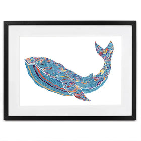 Whale Framed Art Print Whale Framed Art Print wall art product Tierre3012 / Shutterstock