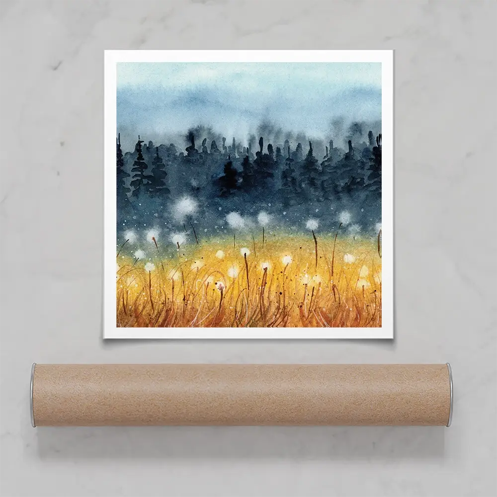 Wheat Field Square Art Print Wheat Field Square Art Print wall art product Tarasova Mariya / Shutterstock