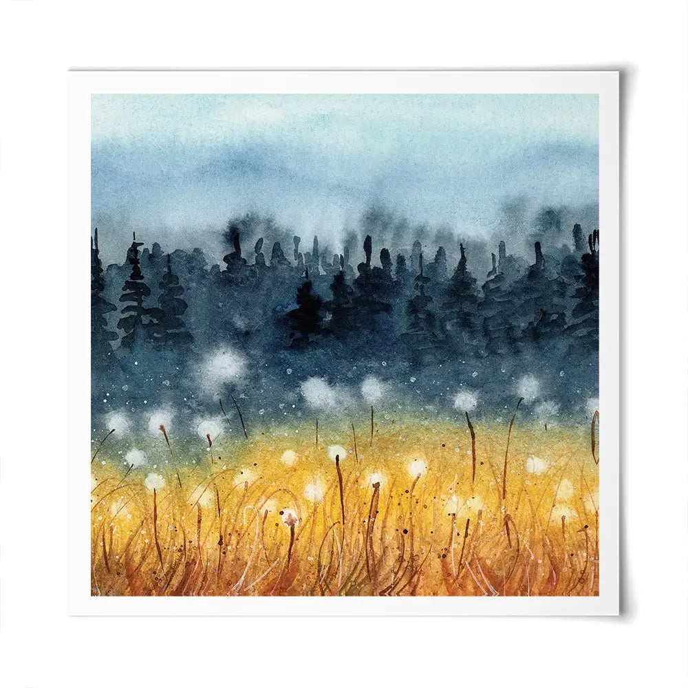 Wheat Field Square Art Print Wheat Field Square Art Print wall art product Tarasova Mariya / Shutterstock