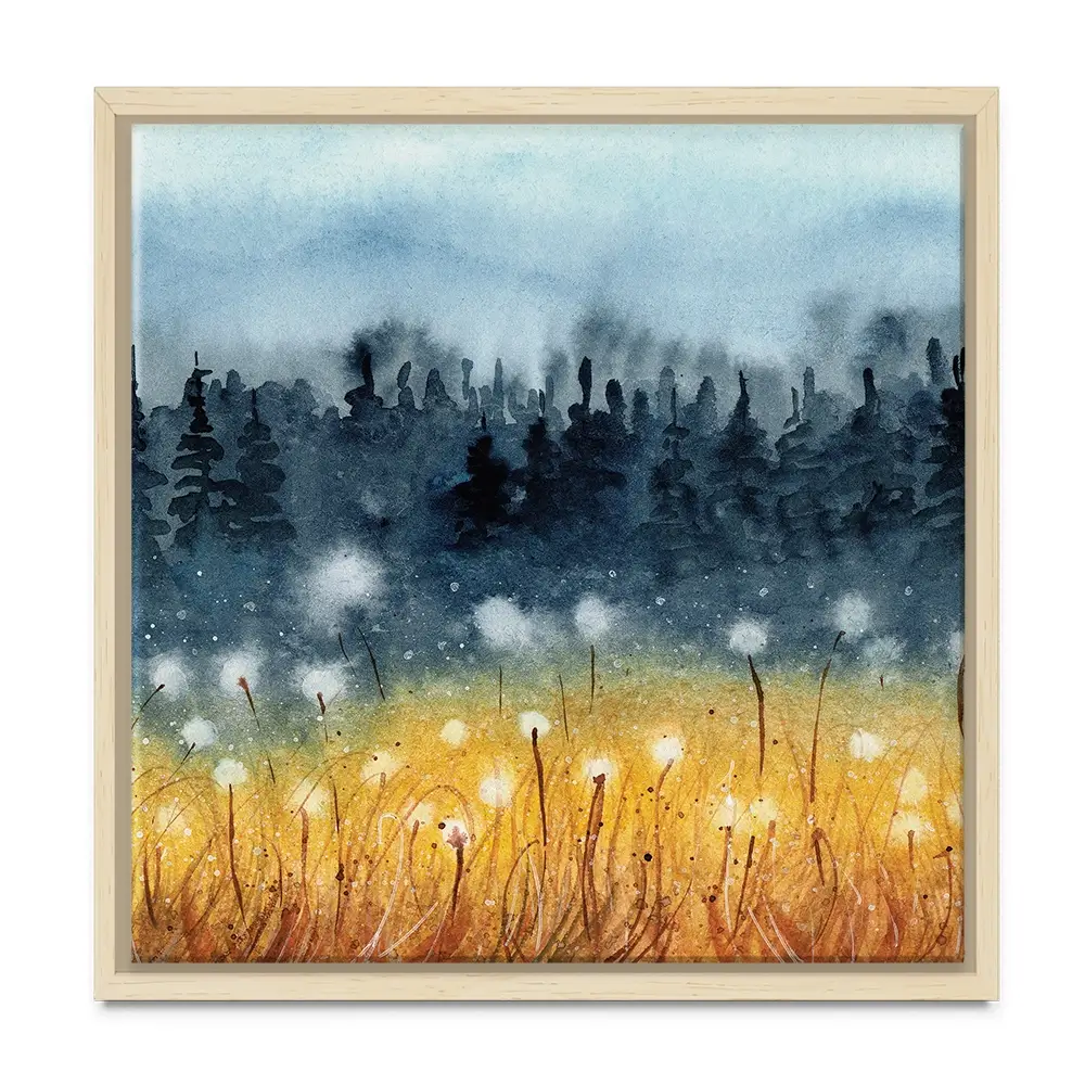 Wheat Field Square Canvas Print Wheat Field Square Canvas Print wall art product Tarasova Mariya / Shutterstock