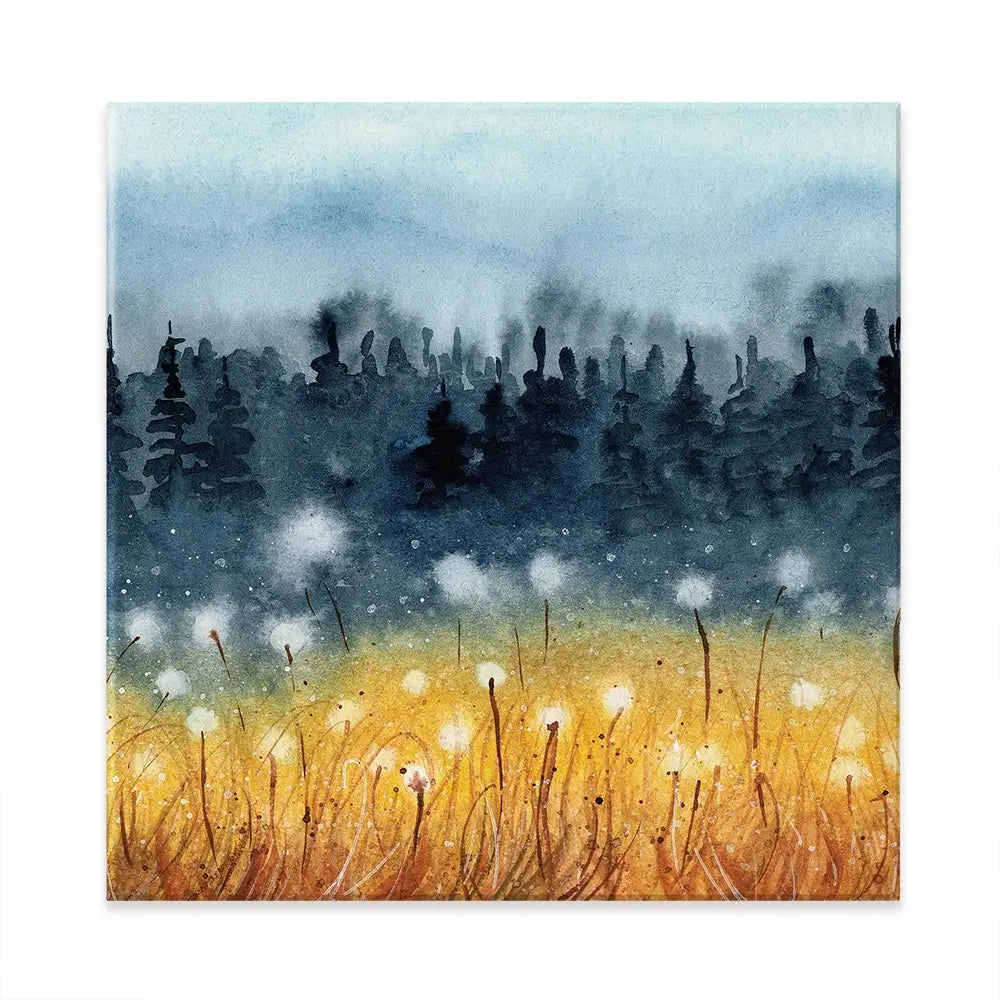Wheat Field Square Canvas Print Wheat Field Square Canvas Print wall art product Tarasova Mariya / Shutterstock