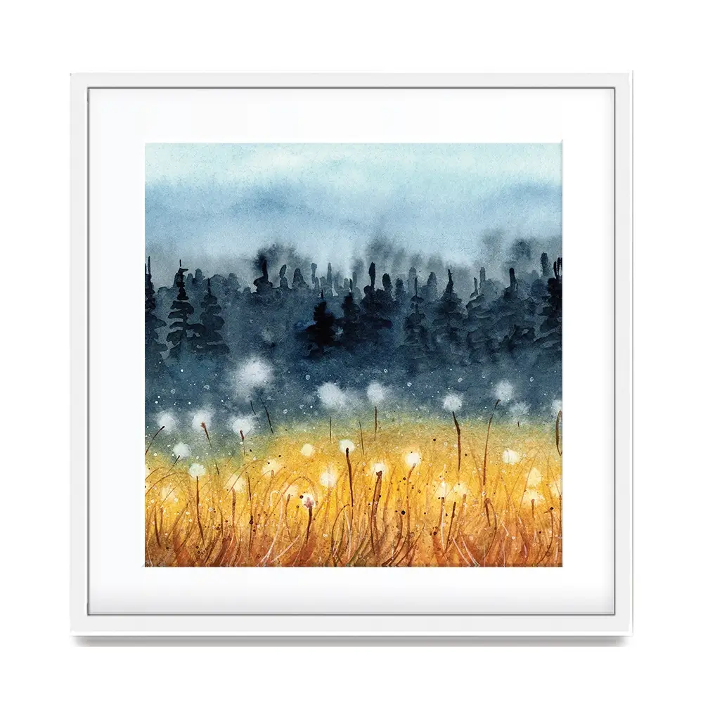 Wheat Field Square Framed Art Print Wheat Field Square Framed Art Print wall art product Tarasova Mariya / Shutterstock