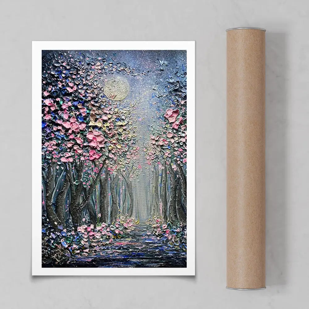 When Leaves Dance Art Print When Leaves Dance Art Print wall art product Nada Khatib