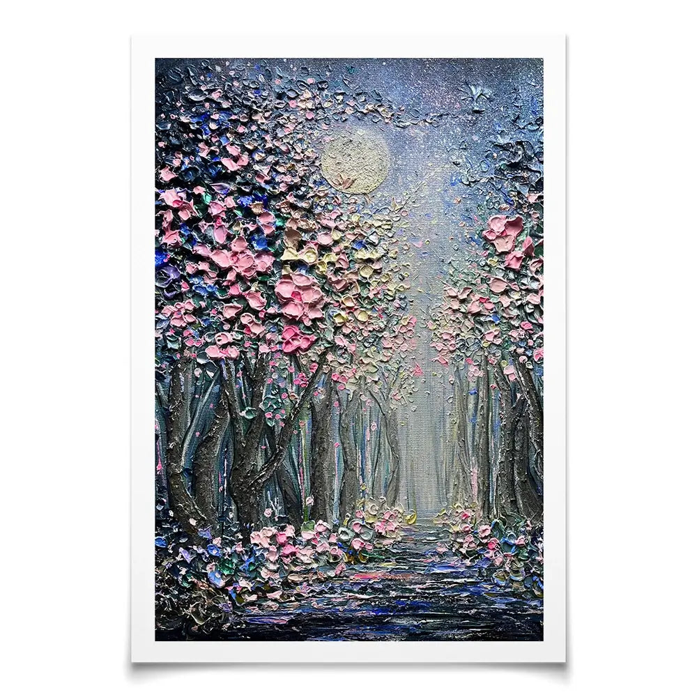 When Leaves Dance Art Print When Leaves Dance Art Print wall art product Nada Khatib