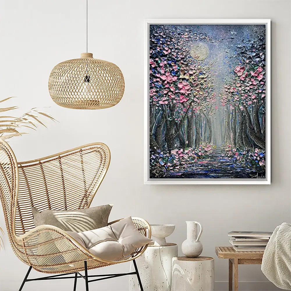 When Leaves Dance Canvas Print When Leaves Dance Canvas Print wall art product Nada Khatib
