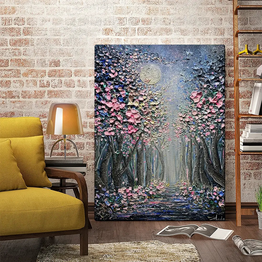 When Leaves Dance Canvas Print When Leaves Dance Canvas Print wall art product Nada Khatib
