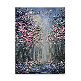 When Leaves Dance Canvas Print When Leaves Dance Canvas Print wall art product Nada Khatib