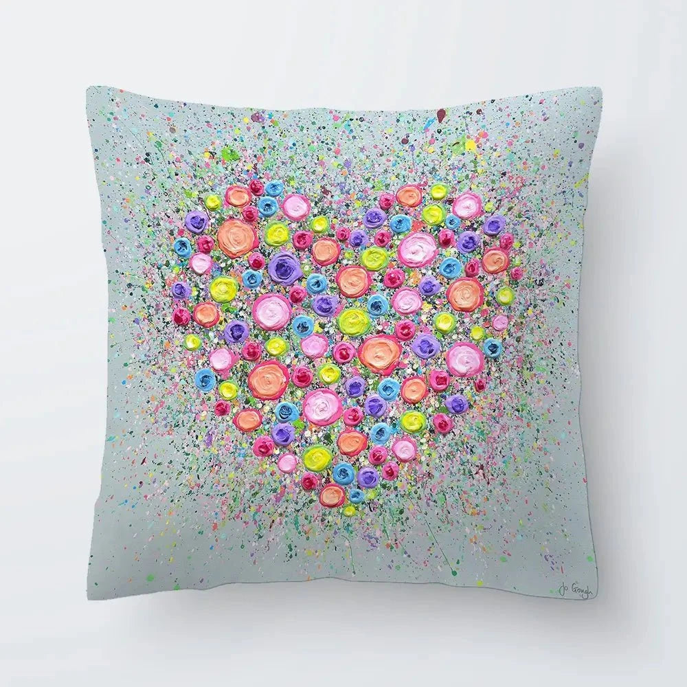 Where Flowers Bloom Cushion Where Flowers Bloom Cushion wall art product Jo Gough