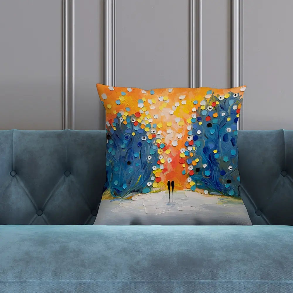 Where The Sun Touched Love Cushion Where The Sun Touched Love Cushion wall art product Ekaterina Ermilkina