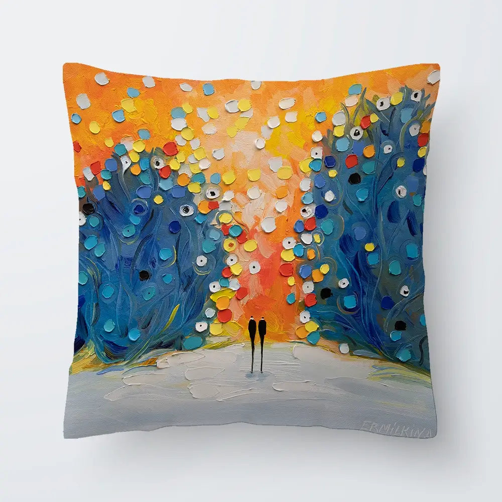 Where The Sun Touched Love Cushion Where The Sun Touched Love Cushion wall art product Ekaterina Ermilkina