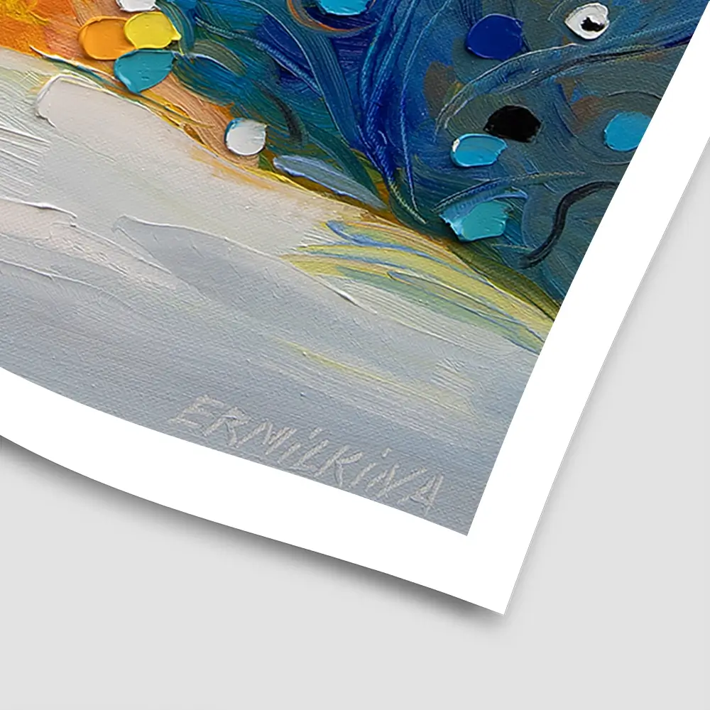 Where The Sun Touched Love Square Art Print Where The Sun Touched Love Square Art Print wall art product Ekaterina Ermilkina