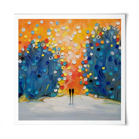 Where The Sun Touched Love Square Art Print Where The Sun Touched Love Square Art Print wall art product Ekaterina Ermilkina