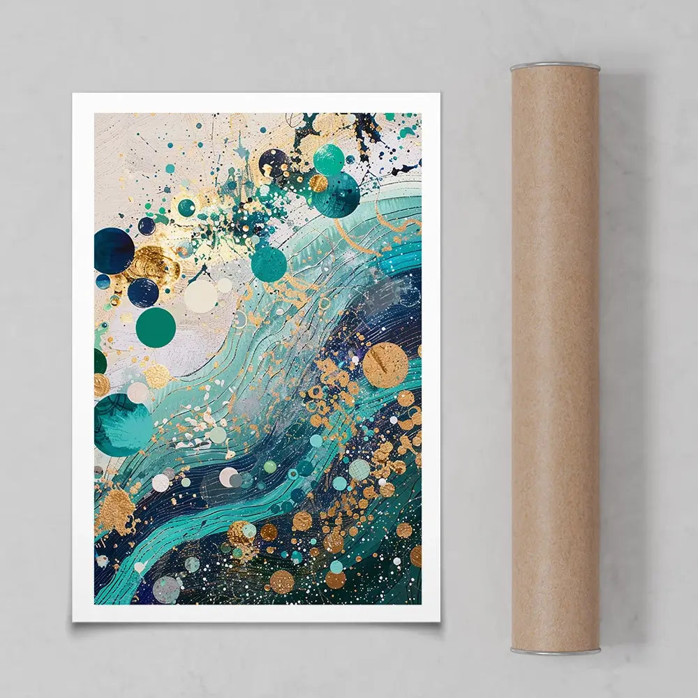 Whimiscal Nature Splash Art Print Whimiscal Nature Splash Art Print wall art product Paper House Prints - Independent