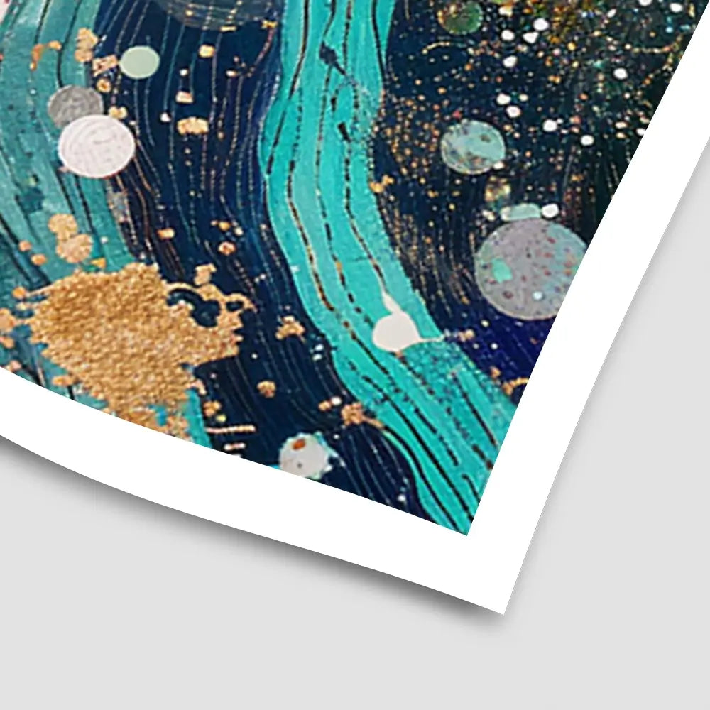 Whimiscal Nature Splash Art Print Whimiscal Nature Splash Art Print wall art product Paper House Prints - Independent