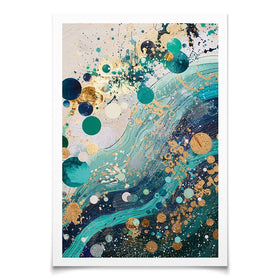 Whimiscal Nature Splash Art Print Whimiscal Nature Splash Art Print wall art product Paper House Prints - Independent