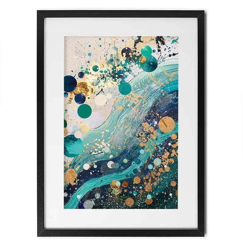 Whimiscal Nature Splash Framed Art Print Whimiscal Nature Splash Framed Art Print wall art product Paper House Prints - Independent