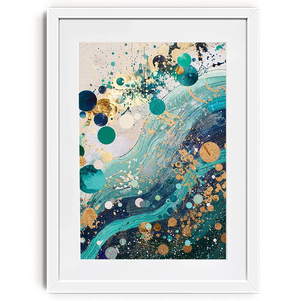 Whimiscal Nature Splash Framed Art Print Whimiscal Nature Splash Framed Art Print wall art product Paper House Prints - Independent