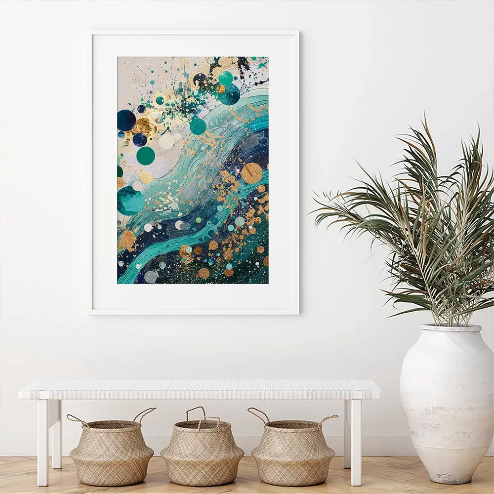 Whimiscal Nature Splash Framed Art Print Whimiscal Nature Splash Framed Art Print wall art product Paper House Prints - Independent