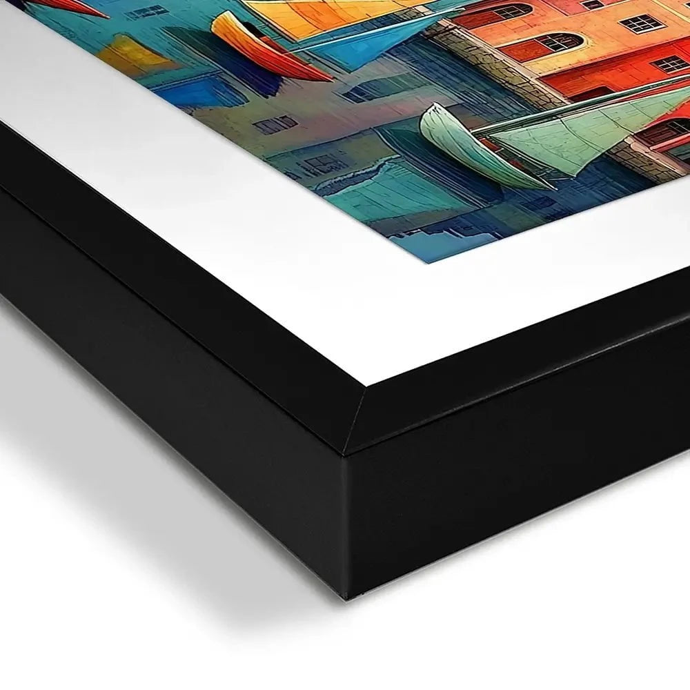 Whimsical Metropolis Framed Art Print Whimsical Metropolis Framed Art Print wall art product David Alexander Elder