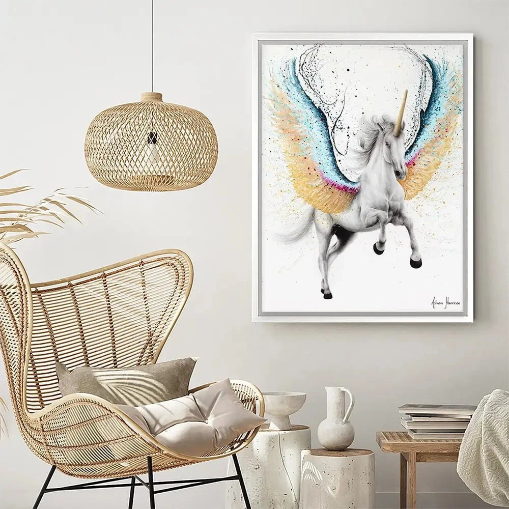 Whimsical Unicorn Canvas Print Whimsical Unicorn Canvas Print wall art product Ashvin Harrison