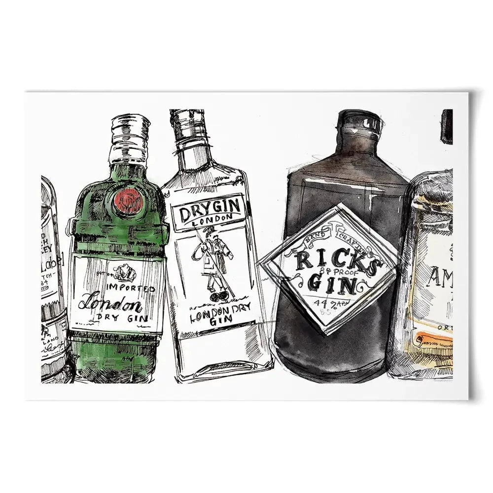 Whiskey Wednesdays Art Print Whiskey Wednesdays Art Print wall art product Jennifer Paxton Parker