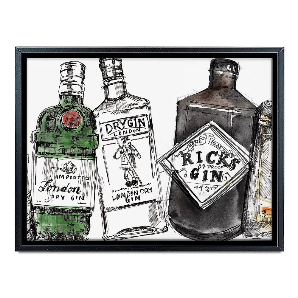 Whiskey Wednesdays Canvas Print Whiskey Wednesdays Canvas Print wall art product Jennifer Paxton Parker