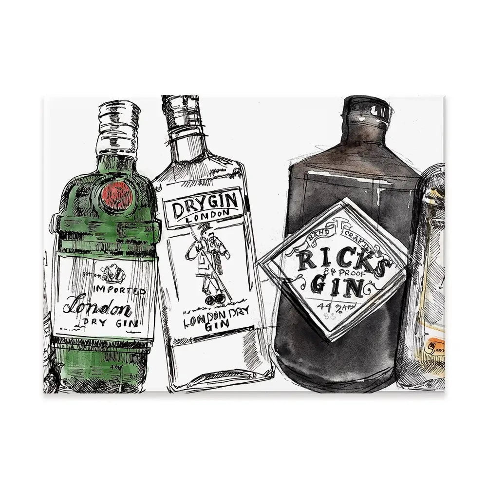 Whiskey Wednesdays Canvas Print Whiskey Wednesdays Canvas Print wall art product Jennifer Paxton Parker